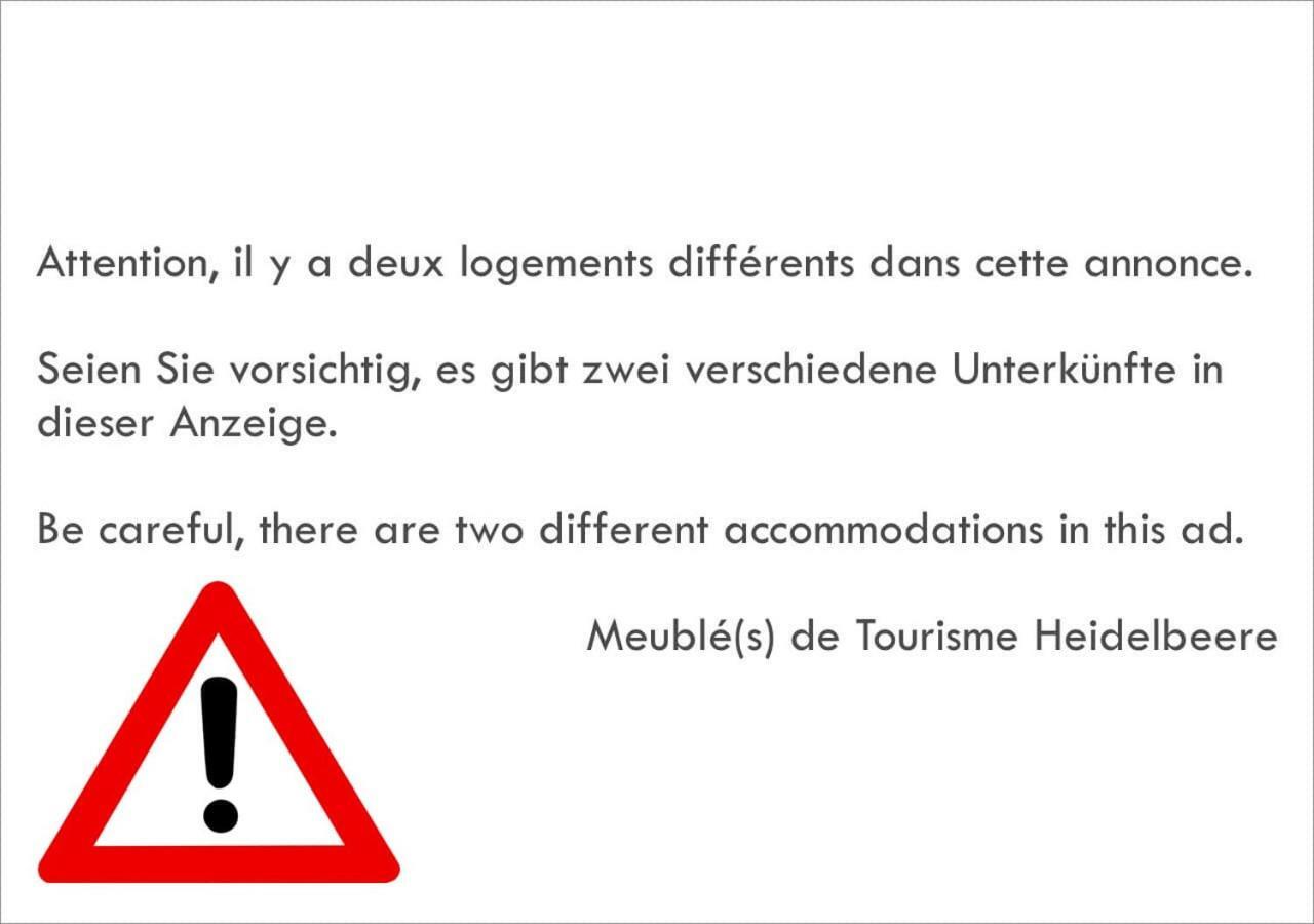 当巴克Meubles De Tourisme Heidelbeere公寓 外观 照片